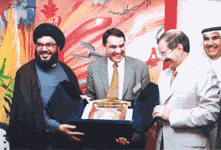 الامين العام لحزب الله مع الوفد