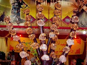 حكاية رحلتها من البستان الى القاعة الى المعجزة:  شجرة شهداء بنت جبيل محجة للبنانين والعرب... والأجانب