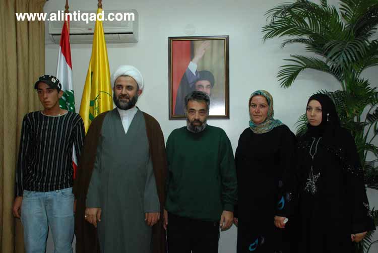 الشيخ قاووق استقبل الاسير المحرر حسن نعيم عقيل ـ مصور