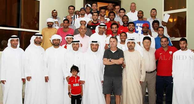 بالصور اللبناني حسن معتوق في احتفال نادي الفجيرة 