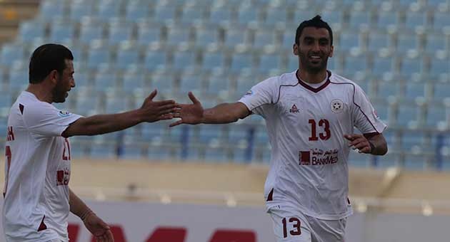 فوز النجمة على الجيش السوري في كأس الاتحاد الاسيوي كأس الاتحاد : اكرم مغربي يقود النجمة الى الدور الثاني