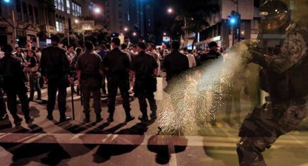 brazil_17_6_630 مونديال 2014 : احتجاجات وقطع طرقات وتظاهرات والشرطة تتدخل