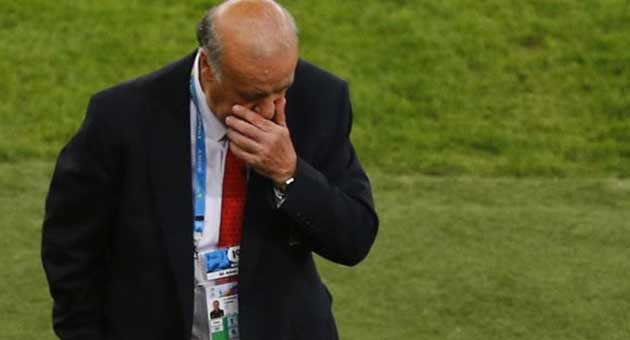 دل بوسكي: : انه يوم حزين لنا جميعاً ولاسبانيا دل بوسكي يعتذر لخروج حامل اللقب