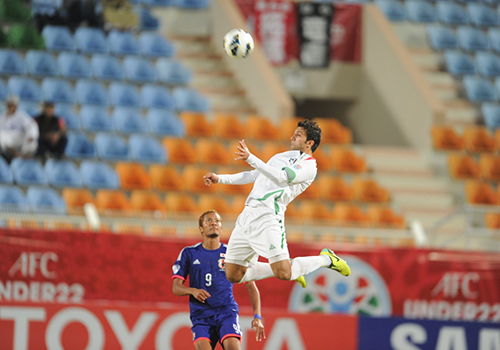 كأس آسيا الاولمبية : فوز العراق على اليابان 1-0 كأس آسيا الاولمبية: السعودية والعراق للنصف نهائي