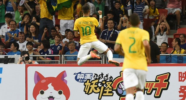 neymar_13_10_630 فوز منتخب البرازيل على اليابان برباعية لنيمار