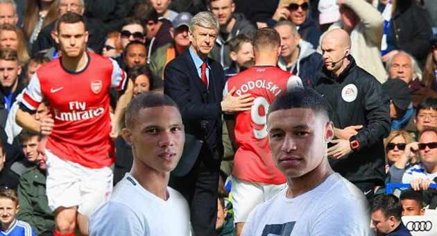 arsenal_22_3_630 حكم يطرد لاعباً عن طريق الخطأ
