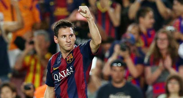 messi_25_8_630 بطولة اسبانيا : فوز برشلونة على التشي 3-0