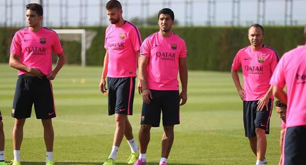 suarez_15_8_630 سواريز يشارك في تمارين برشلونة