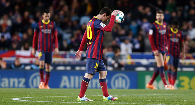messi_8_3_630 خسارة برشلونة امام بلد الوليد قد تفقده اللقب