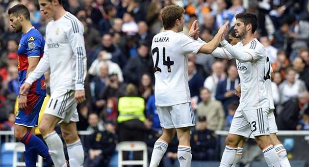 real_22_2_630 الدوري الاسباني : ريـال مدريد ينفرد بالصدارة مؤقتاً