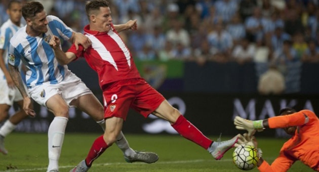malaga_22_8_630 تعادل سلبي بين اشبيلية وملقة في افتتاح الدوري الاسباني