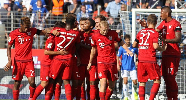 bayern_19_9_630 بايرن ميونيخ يتخطى دارمشتات بثلاثية نظيفة