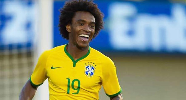 willianbrazil_14_10__630 البرازيل تتخطى فنزويلا والارجنتين تتعثر مجدداً