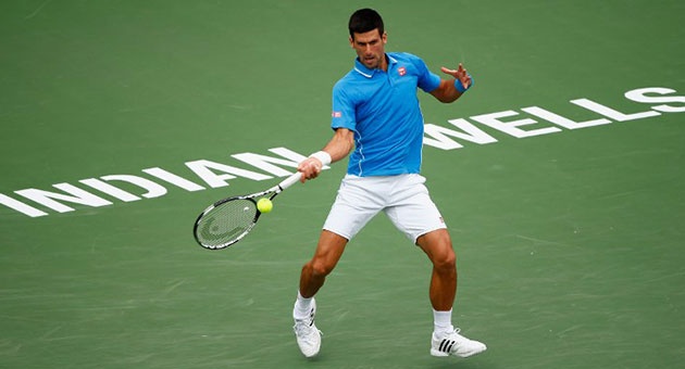 tennis23_630 ديوكوفيتش يجدد فوزه على فيدرر ويحتفظ في بلقب انديان ويلز