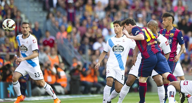 barcha_24_5_1_630 تعادل برشلونة امام ديبورتيفو وهاتريك الثامن لرونالدو