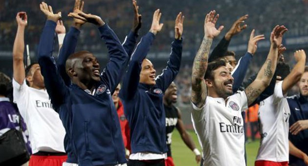  باريس سان جرمان بطلا للدوري الفرنسي لكرة القدم 