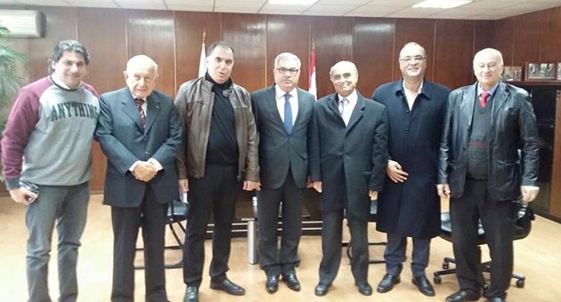 nejmeh_14_1_630 ادارة نادي النجمة تزور الوزير حناوي واللواء بصبوص