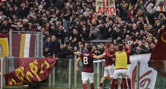 roma_11_1_630 تعادل روما ولاتسيو في الدوري الايطالي لكرة القدم