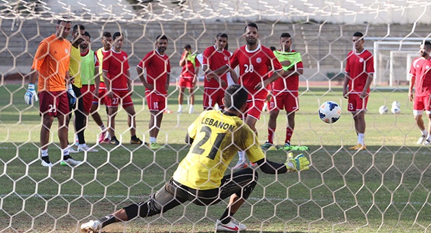 leb_9_6_1_630 بالصور : منتخب لبنان يستعد لمواجهة المنتخب الكويتي