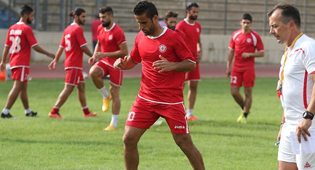 leb_3_8_2_630 بالصور :منتخب لبنان يعاود تدريباته استعداداً لمواجهة كوريا