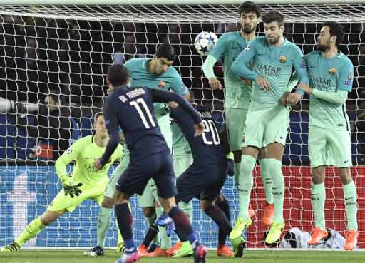 دوري ابطال اوروبا: سان جرمان يلقن برشلونة درسًا في فنون كرة القدم