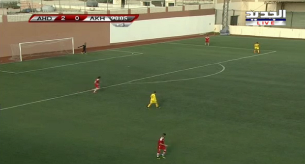 كأس لبنان: فوز العهد على الاخاء 2-0
