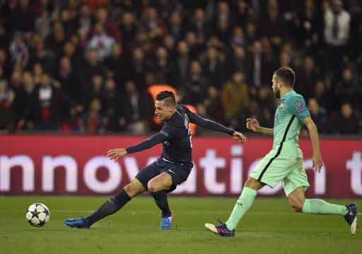 دوري ابطال اوروبا: سان جرمان يلقن برشلونة درسًا في فنون كرة القدم
