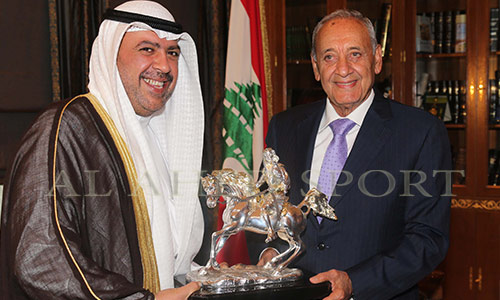 زيارة احمد الفهد الى بيروت
