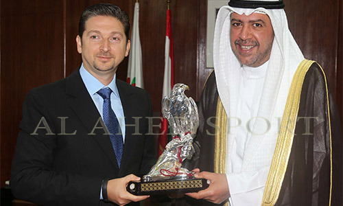 زيارة احمد الفهد الى بيروت