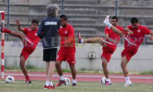 منتخب لبنان لكرة يلتقي نظيره العراقي ودياً