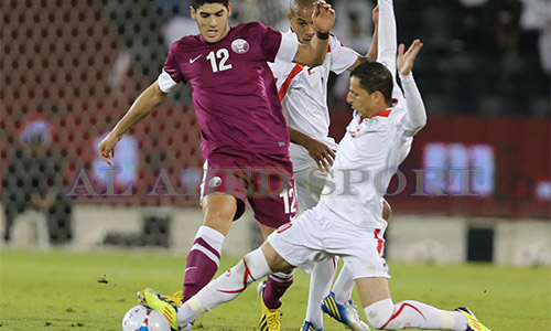 قطر - فلسطين في بطولة غرب آسيا