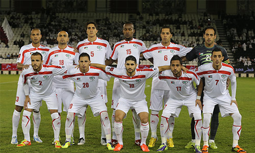 قطر - فلسطين في بطولة غرب آسيا