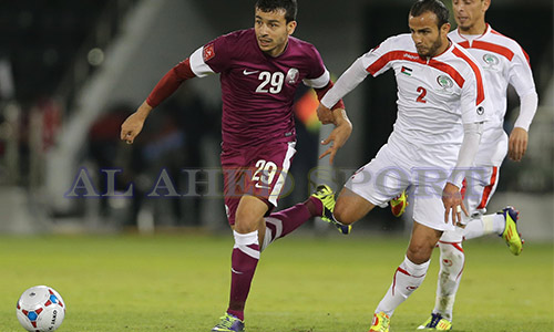 قطر - فلسطين في بطولة غرب آسيا