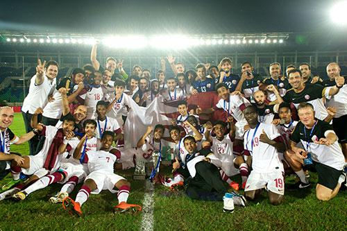 منتخب قطر للشباب يُتوج بطلاً لآسيا