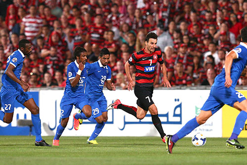 وسترن سيدني يتقدم الهلال 1-0
