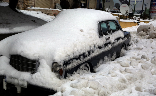 أجمل صور رسمها الثلج في جبل لبنان