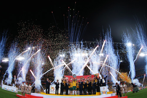 استراليا تُحرز كأس آسيا 2015 لكرة القدم