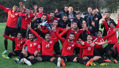 الاخاء الاهلي عاليه يٌسقط الانصار في بحمدون