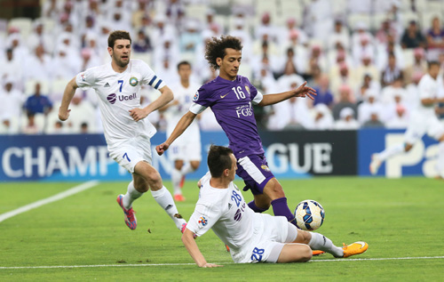 تعادل العين وباختاكور في دوري الابطال