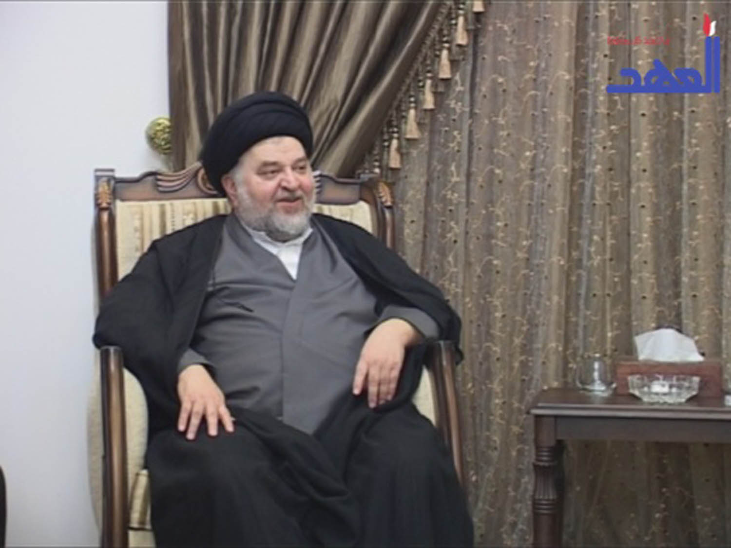 السيد نصرالله استقبل السيد جواد الشهرستاني