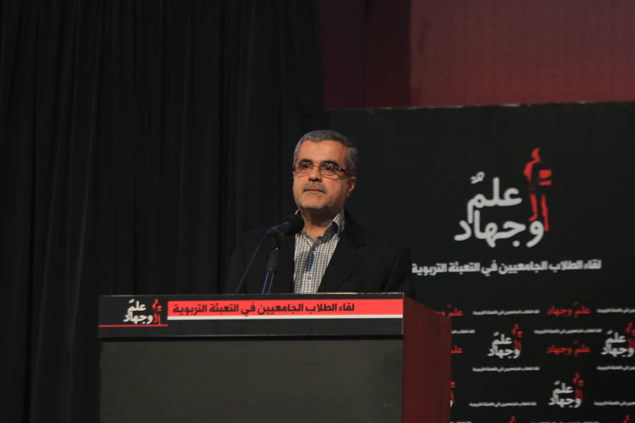 لقاء السيد نصرالله بالطلاب الجامعيين في التعبئة التربوية