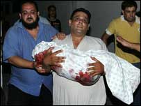 استشهاد 6 فلسطينيين في انفجار استهدف أحد كوادر حماس في غزة