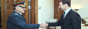 سوريا: العماد قهوجي شكر للرئيس الأسد وقوف سورية بشكل دائم وصادق إلى جانب الجيش اللبناني ودعمه ـ مصور