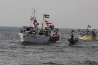 الزوراق الحربية الإسرائيلية تجبر سفينة ليبية متجهة إلى غزة على العودة