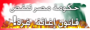 خاص الانتقاد.نت: الحكومة المصرية تطعن في قانون تسير القوافل الإغاثية إلى غزة عبر رفح !