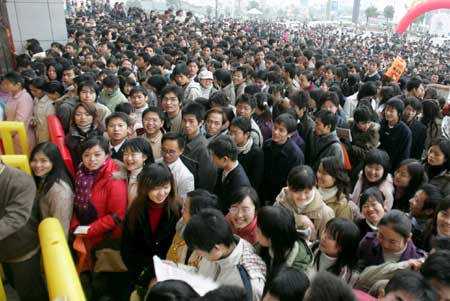 6.7 ملايين وظيفة الغيت في الصين
