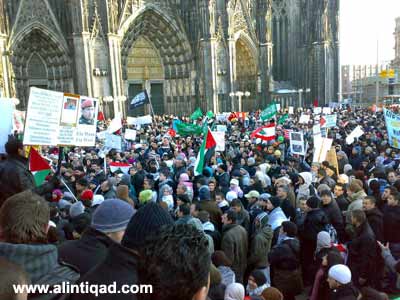 استمرار المظاهرات ضد كيان العدو في كافة انحاء العالم