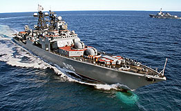 روسيا وفرنسا: مناورات بحرية مشتركة 
