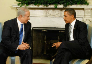 &laquo;هآرتس&raquo;: الرئيس الاميركي يعلن خطته للسلام في &laquo;خطاب القاهرة&raquo;:إبهام نتنياهو وصراحة أوباما وابتسامات فوق جبل خلافات 