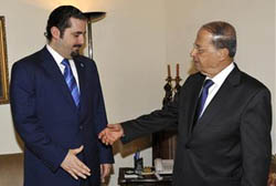 الاجتماع بين الرئيس المكلف والعماد عون في قصر بعبدا انتهى الى كسر الجليد بين الطرفين 